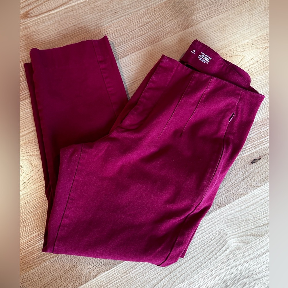 Extra High-Waisted Polished Pixie Pants in Cordovan